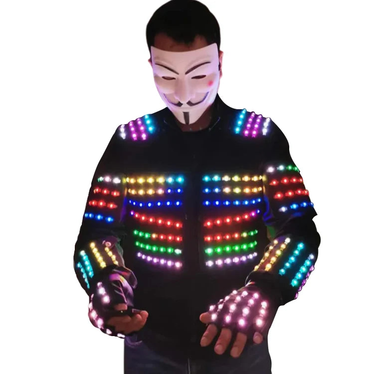 Stage & Dance Wear Remote Control LED Robot Costume LED Robot Costumes Suits