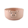 Pig-shaped Cute Dishes Set Ceramic Japanese Cartoon Three-dimensional Tableware