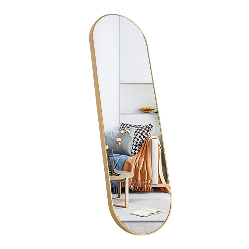 Modern Industrial Design Gold Diamond Wall and Floor Mirror Home Hotel Bathroom Decorative with Plastic Frame