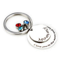 Factory Direct Custom Metal Logo Keychain Stainless Steel Key with Vintage and Fashion Style