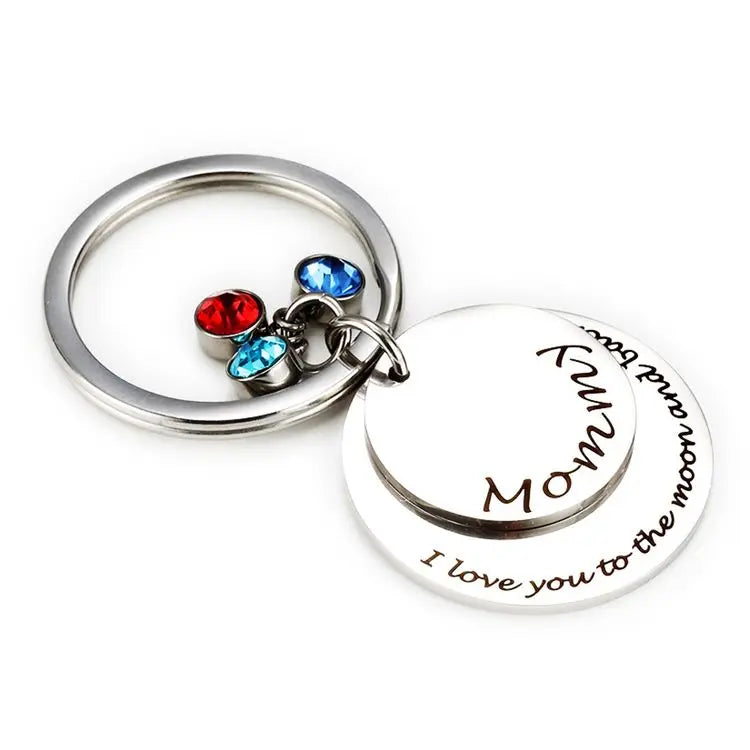 Factory Direct Custom Metal Logo Keychain Stainless Steel Key with Vintage and Fashion Style