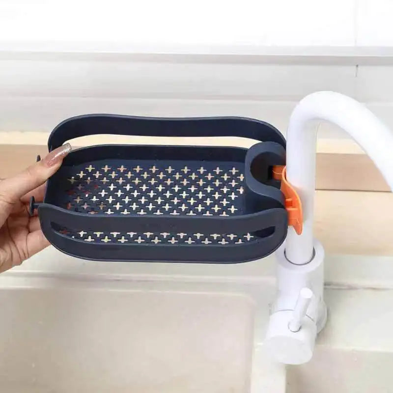 Wholesale Kitchen Plastic Hanging Sink Caddy Organizer Holder Faucet Dishcloth Brush Storage Rack Shower Caddy Soap Holder