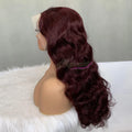Wholesale Virgin Hair VendorsSuper Double Drawn Vietnamese Transparent Lace 13*4 Big Frontal Lace Ocean Wave Wig