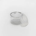 200ml 350ml PET Food Grade Small Clear Plastic Can Peel-Off Aluminum Lid Nuts Jars for Salad for Cookies Chocolate Packaging