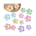 DIY Flatback Summer Decor Frangipani Smile Flower Cabochons rainbow Sunflower Nail Resin Charms for Hair Clip Jewelry Phone case