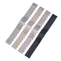 MZDTIMK 20mm 22mm Seven Beads Durable Stainless Steel Watch Band Quick Release Butterfly Clasp for Smartwatch