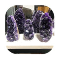Wholesale Natural Carved Crystal Geodes Uruguay Amethyst Cluster Standing Stones for Home Decor