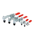 Heavy-Duty Metal Toggle Latch Hasp Lock Quick Push-Pull Quick Clamp Inch Measurement System Horizontal Toggle Clamp