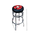 Fixed Metal Frame Modern Design Bar Stool 360-Degree Swivel for Home Kitchen Office Bar Table Hotel Dining Outdoor Basement Use