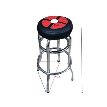 Fixed Metal Frame Modern Design Bar Stool 360-Degree Swivel for Home Kitchen Office Bar Table Hotel Dining Outdoor Basement Use