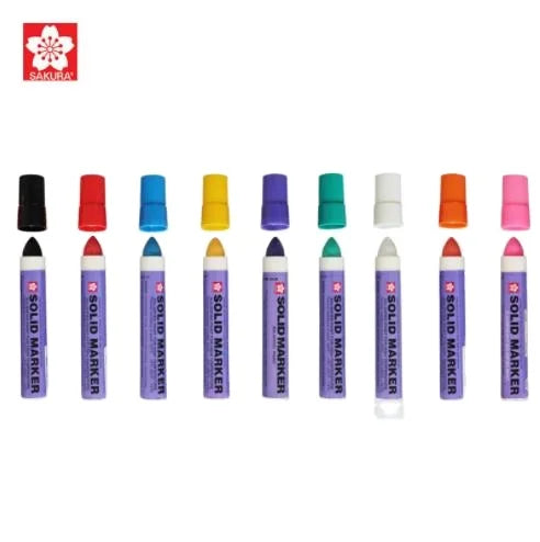 Japan Sakura Solid Marker Industrial Pen XSC Dry Can Write on Steel Plate Water Oil Surface Multi-function Pen