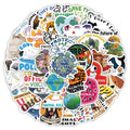 50PCS Plant Animals Earth Save Green Environment protection Sticker