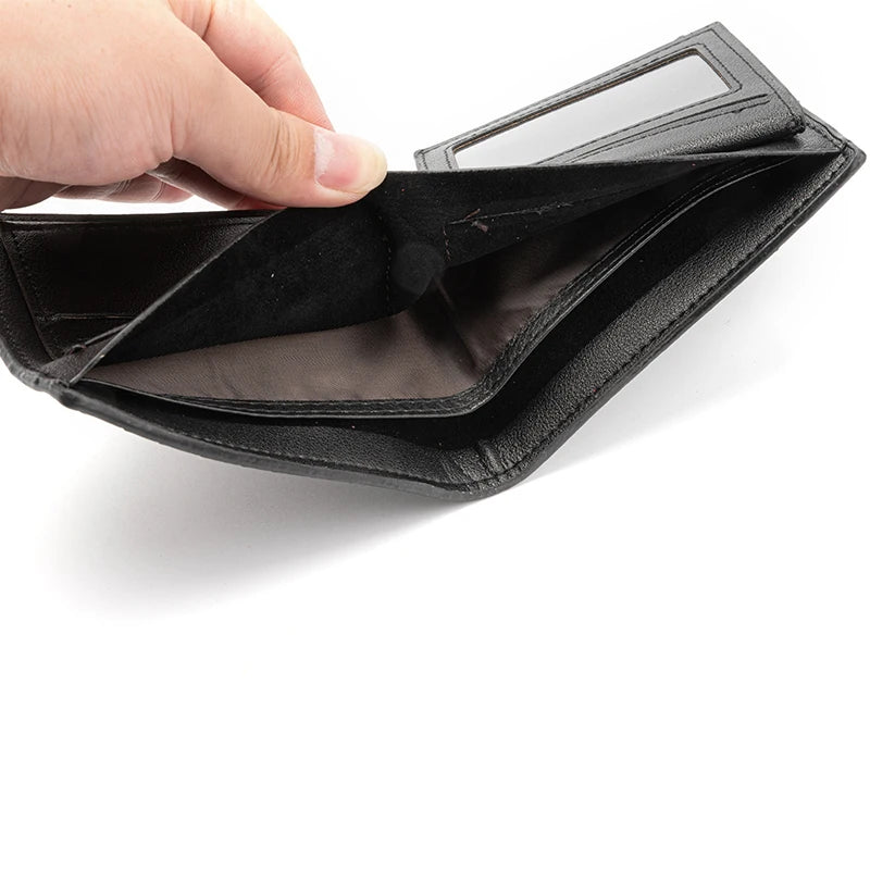 Luxury Brand Men's Wallet Top Retro Short Wallet PU Leather Zipper Men's Credit Card Holder Multi-card Holder Mini Wallet