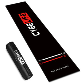 CyeeLife Big Logo 65cm Width 295cm Length With Start Lines Professional Rubber Dart Board Mat