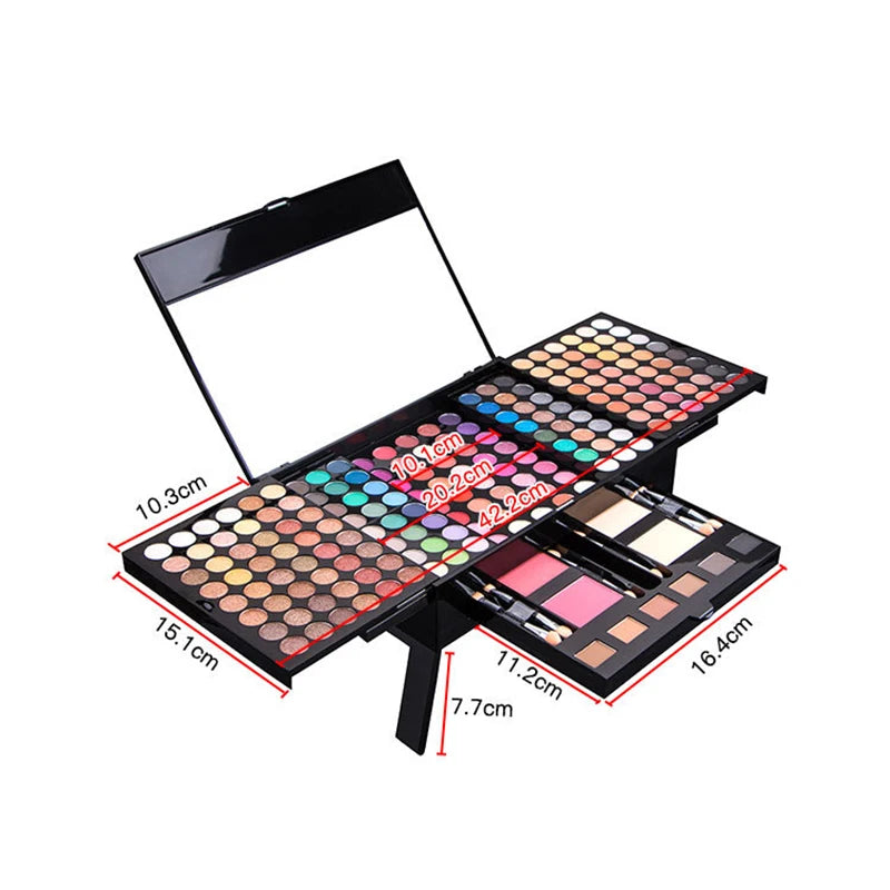 194 Color Eyeshadow Makeup Set Matte Glitter Eyeshadow Kit All in One Makeup Kits