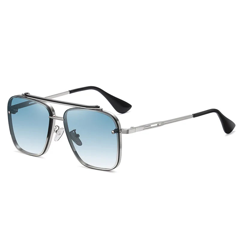 Custom Fashion Classic Uv400 Gradient Lens Metal Frame Aviation Sun Glasses Trendy Women Men Shades Sunglasses 2026 MegaBDM