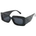 Europe and the United States Personality Prism Frame Sunglasses Large square Frame Fashion Wide-footed Sunglasses Wholesale