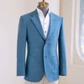 Men's Haute Couture Bespoke Plus Size Wedding Suit 100% Wool 120-150 'Super British Fabric' Single Breasted Anti-static