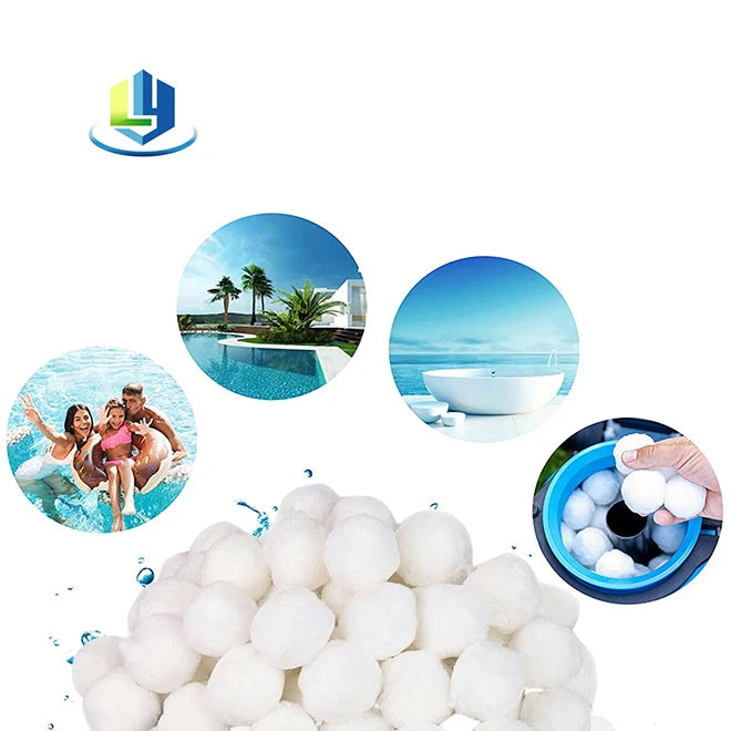Top Quality 100% Polyester Fiber 350G Replace Sand Polyester Fiber Filter Ball