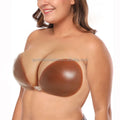 Push up Strapless Big Cup Adhesive Silicone Brasiers Seamless Invisible Body Shaping Bra for Big Women