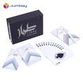 Custom Logo Printing Adult Card PVC Waterproof Poker Double Deck Sublimation Plastic or White Paper Material Poker Playing Cards