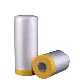 Pre-taped Automobile Painting Protective Car Masking Film Tape for Spray Painting