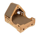 Multiple Styles Cat Scratch Pad Cat Bed 2 in 1 Pet Grinding Paws Scratcher Toys Cardboard Cat Scratching Board Bed