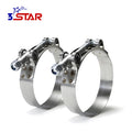 Adjustable Heavy Duty Stainless Steel T Bolt Hose Clamp with OEM Service for Industrial Use