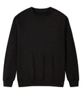 Men's 450g 100% Cotton Oversized Pullover Sweatshirt for Winter FORMLESSNESS Crew Neck Logo Customizable Loose Fit