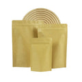 Disposable Biodegradable Kraft Paper Bag with Aluminum Foil Lining for Tea Packaging of Food and Pets