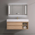 Modern Luxury Hotel Wall Mount Sintered Stone Bathroom Vanity Cabinet Bathroom Cabinets With Sink