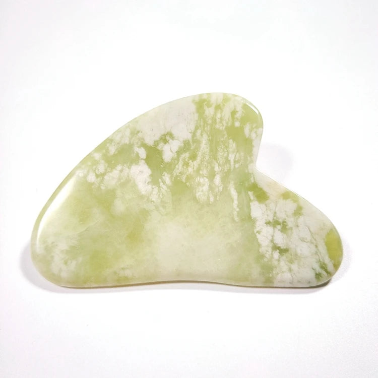 DIY Hot Selling Private Label Custom Bian Stone Body Scraping Massage Tool Facial Natural Butterfly Xiuyan Jade Jade Gua Sha