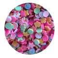 Mix Round Star Flower Shape Resin Flatback Biscuits Colorful Cookies for Jewelry Findings Component Bracelet Accessories