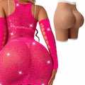 Silicone BBL Bum Butt Hip Enhancer Padded Pants Plus Size Women's Leggings with 6 Colors Hanche Et Fesses Silicone Shapers