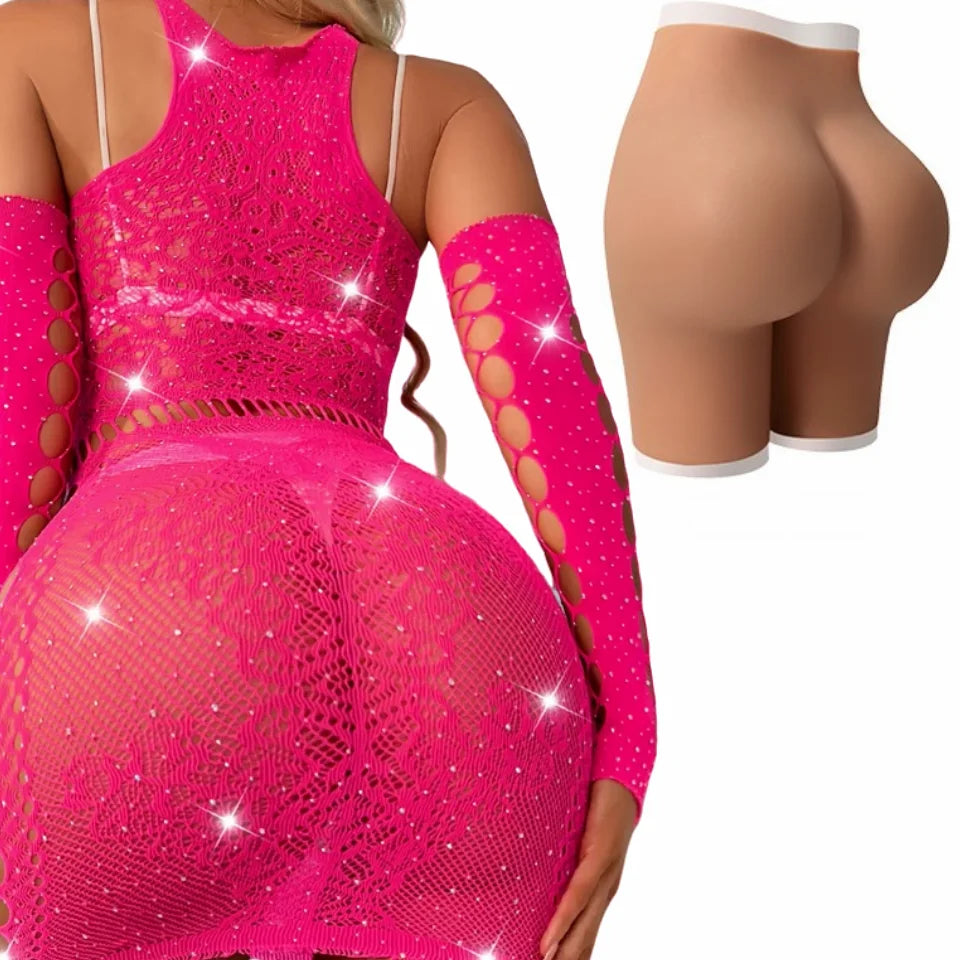 Silicone BBL Bum Butt Hip Enhancer Padded Pants Plus Size Women's Leggings with 6 Colors Hanche Et Fesses Silicone Shapers