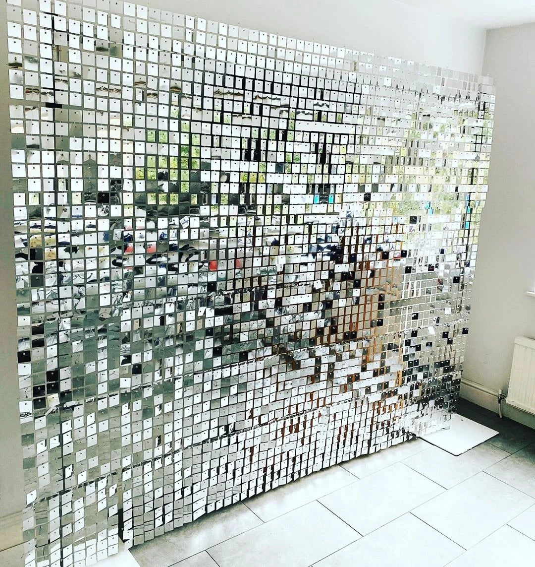 Wall Backdrop Sequin Panels Gold Backdrop Decoration Shimmer Panels Photo Backdrops for Birthday Anniversary Parties Decoration
