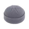 Unisex Knit Watch Cap Brand Private Label Custom Design Embroidery Logo Cuff Short Fisherman Beanies Hats