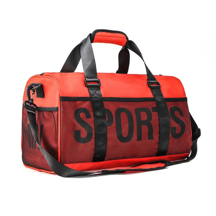 Custom With Zipper Makeup Luggage Train Gym Duffel Waterproof Outdoor Travel  Sport Shoulder Bag for Men Women With Shoe Storage
