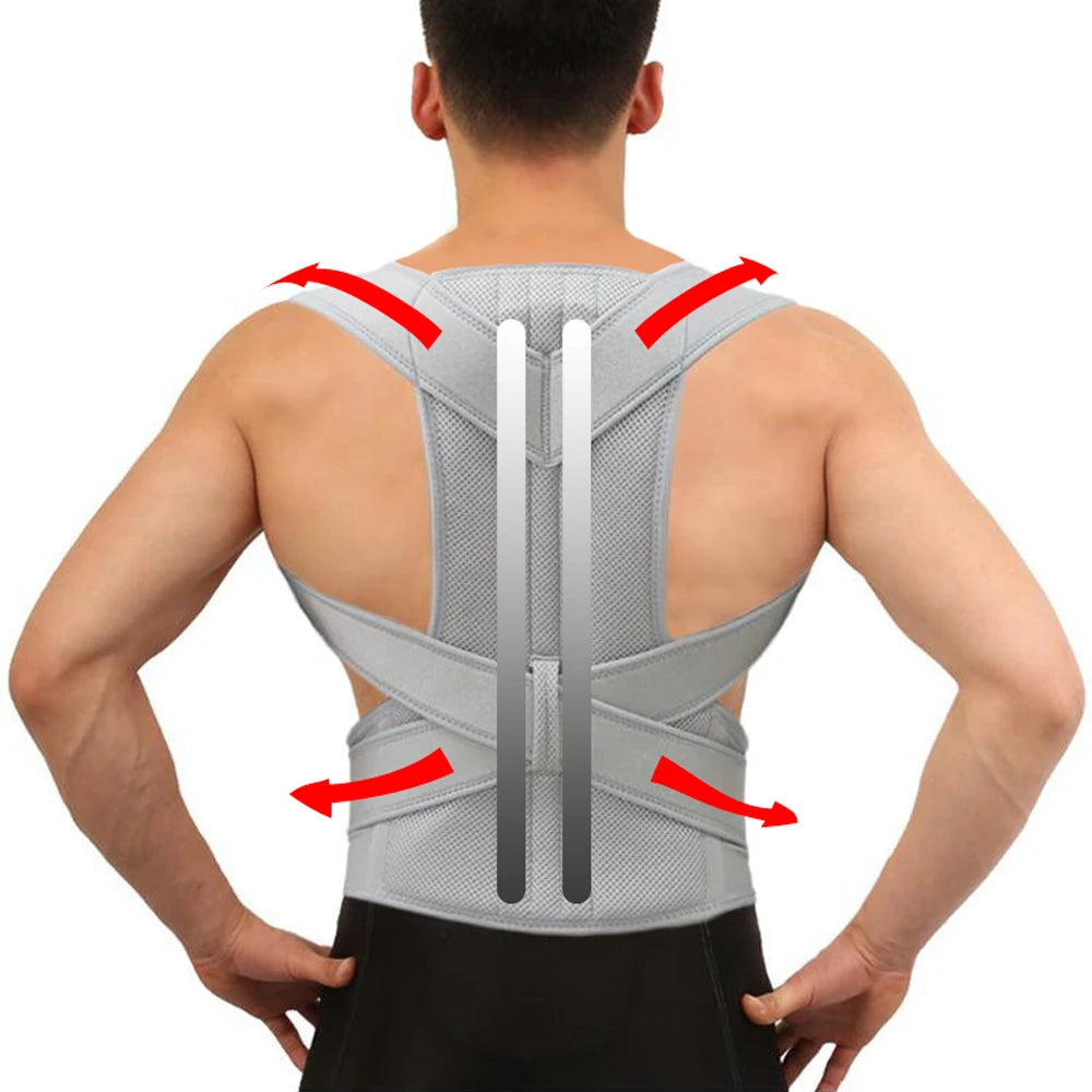 Adjustable Back Straightener for Posture Correction Builds Muscle Memory Provides Neck Shoulder Lower Upper Back Pain Relief
