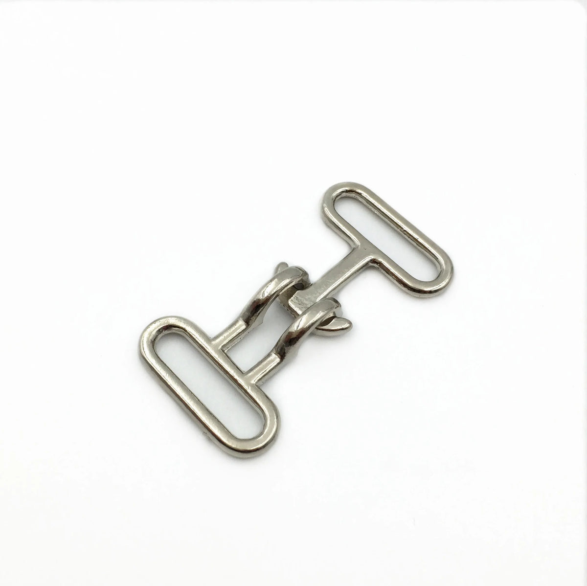 Meetee YK040 20-50mm Alloy Clothing Coat Hook Buckle Hardware Decorative Belt Buckle Zinc Alloy Button Connection Buckles