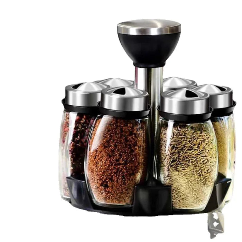 Hot Sale Stainless Steel   Food Storage  Condiment Container Spice Jar with Lids