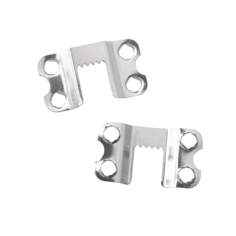 TS-K094 Heavy Duty Four-Hole Self-Fix Hanging Metal Plate Sawtooth Photo Frame Accessories in Carton