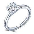 Silver Fine Jewelry Fingers Luxury Rings S925 Wedding and Engagement Rings for Women