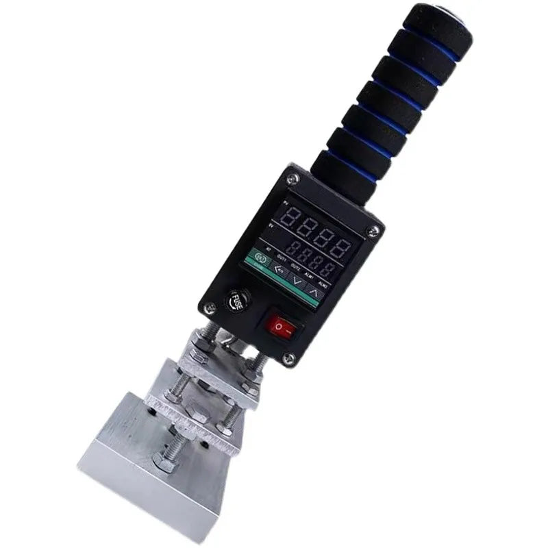 Portable Manual Leather Hot Stamping Machine with Adjustable Temperature Brass Mold Logo Embossing Tool Model J548
