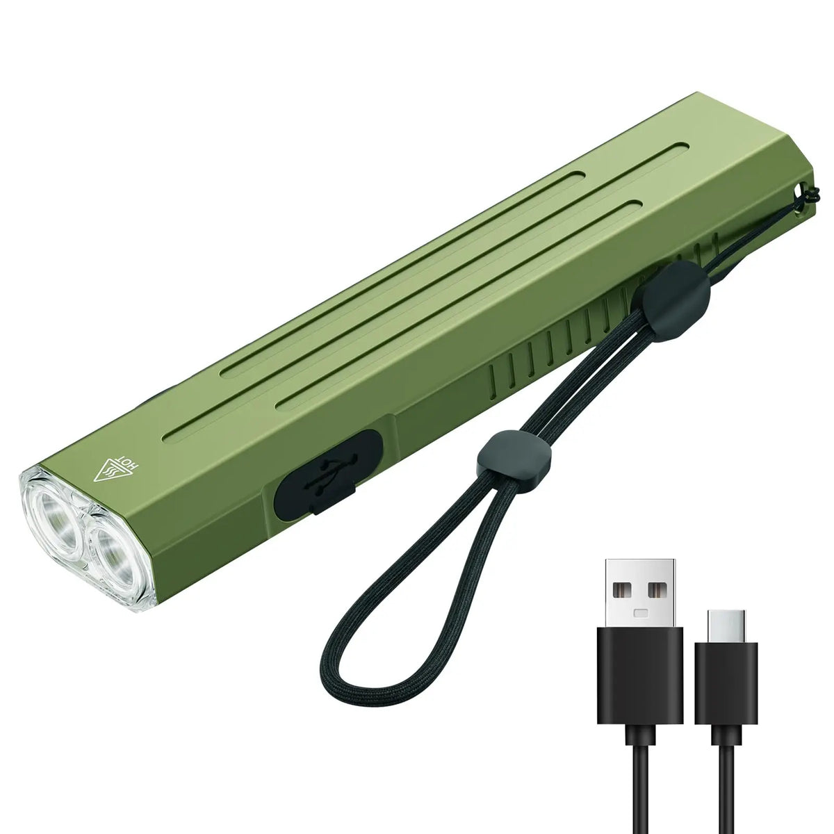 New Mode Outdoor Torch Light Aluminium Alloy 18650 Battery1600Lm Multifunctional Fixed Focus Glaring Led Flashlight