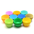 Factory Wholesale Reusable Silicone Bakeware Cupcake Mold Colorful Muffin Cups Liners for Baking Cake Tools
