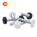 M10 Tightening Knob Screw Plastic Adjustable Levlers Nylon PC Knob Plastic Head Knurled Thumb