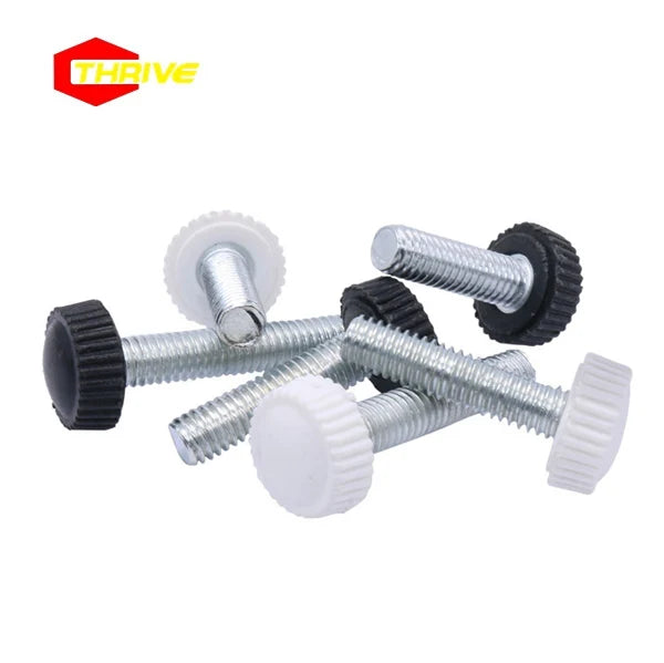M10 Tightening Knob Screw Plastic Adjustable Levlers Nylon PC Knob Plastic Head Knurled Thumb