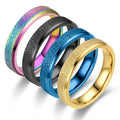 Wholesale Cheap Reasonable Price Dull Polished 4mm Stainless Steel Ring