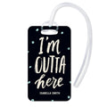Personalised Custom UV Print Airline Cruise Suitcase Travel Bag Tag Blank PVC Hard Plastic Luggage Tags With Plastic Loop Rope